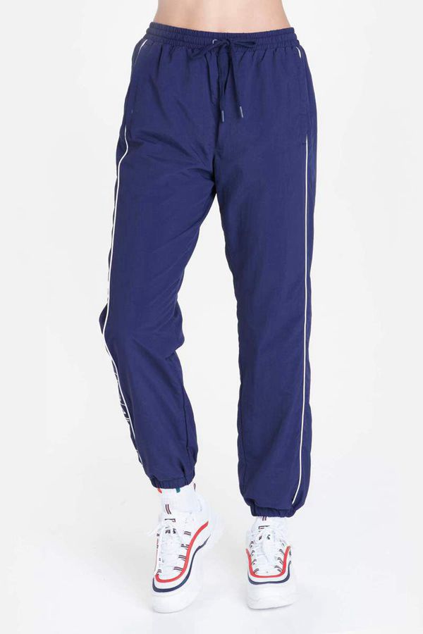 Fila Maia Logo Track Women's Pants - Navy,NZ 85-91704